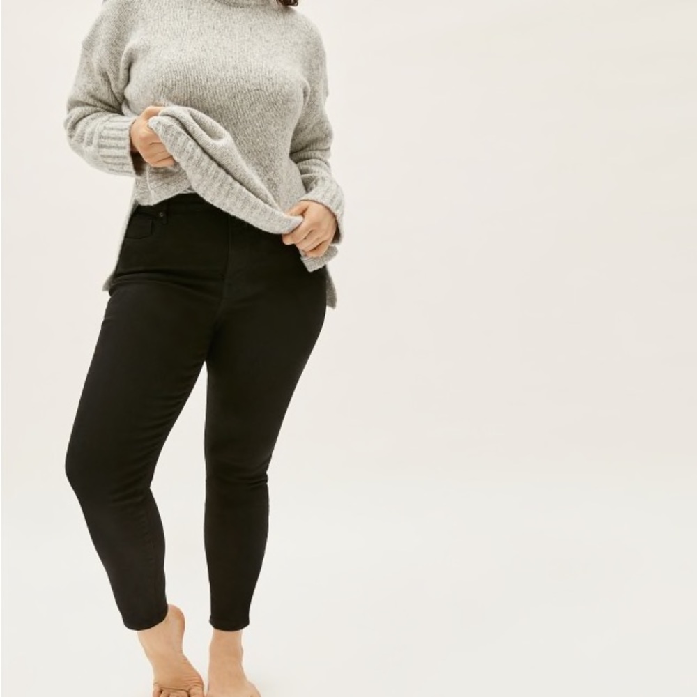 Everlane curvy authentic stretch high rise jean - like new